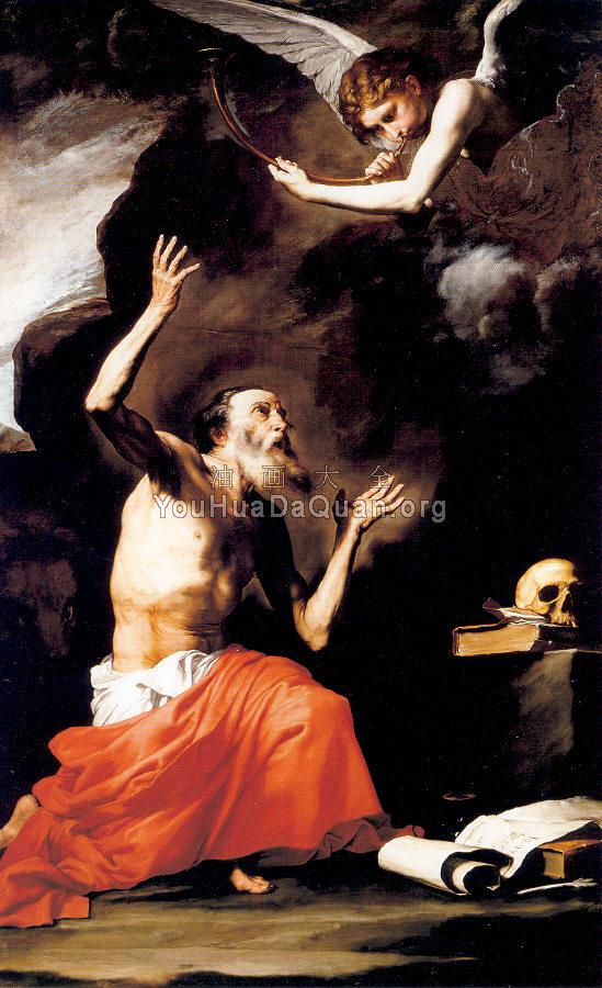 St. Jerome and the Angel of the Last Judgement - 胡塞佩·德·里贝拉